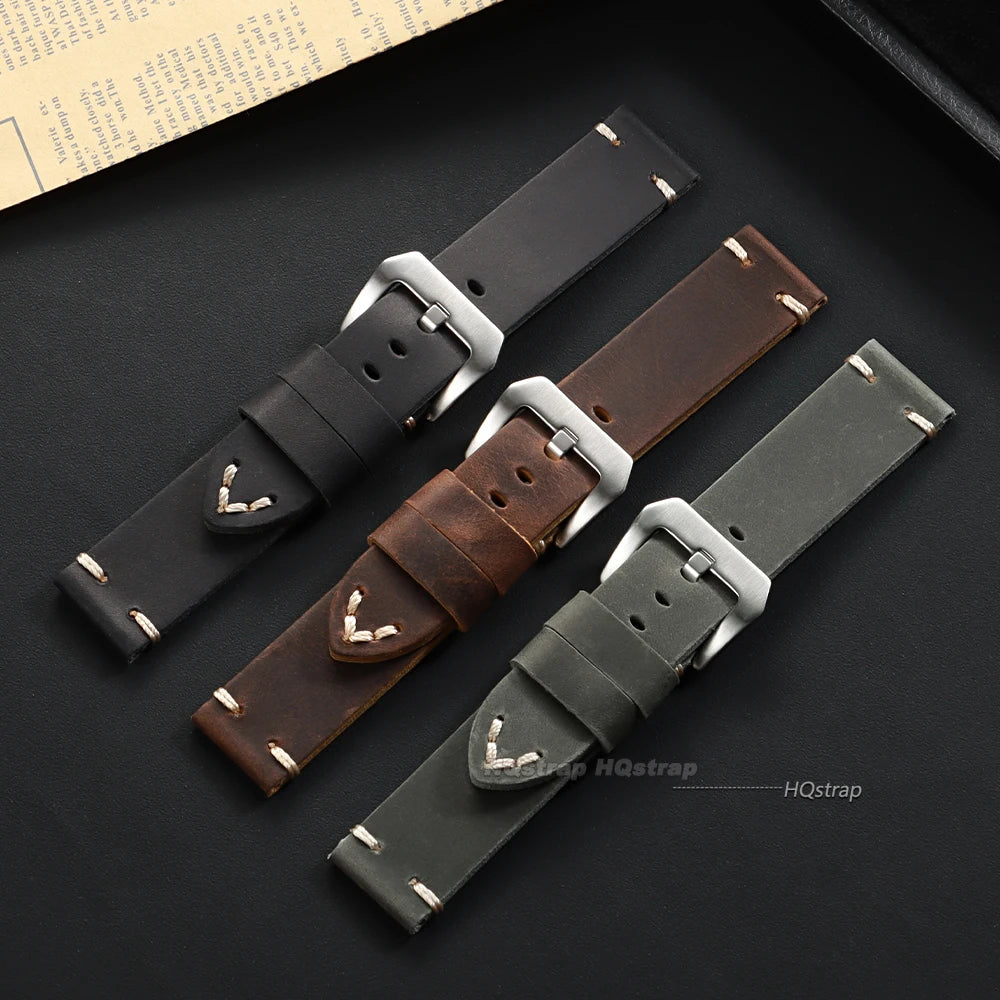 CowLost | product_id-handmade-vintage-brown-cowhide-leather-watchband-18-26mm-for-panerai-pam111-441-men |4