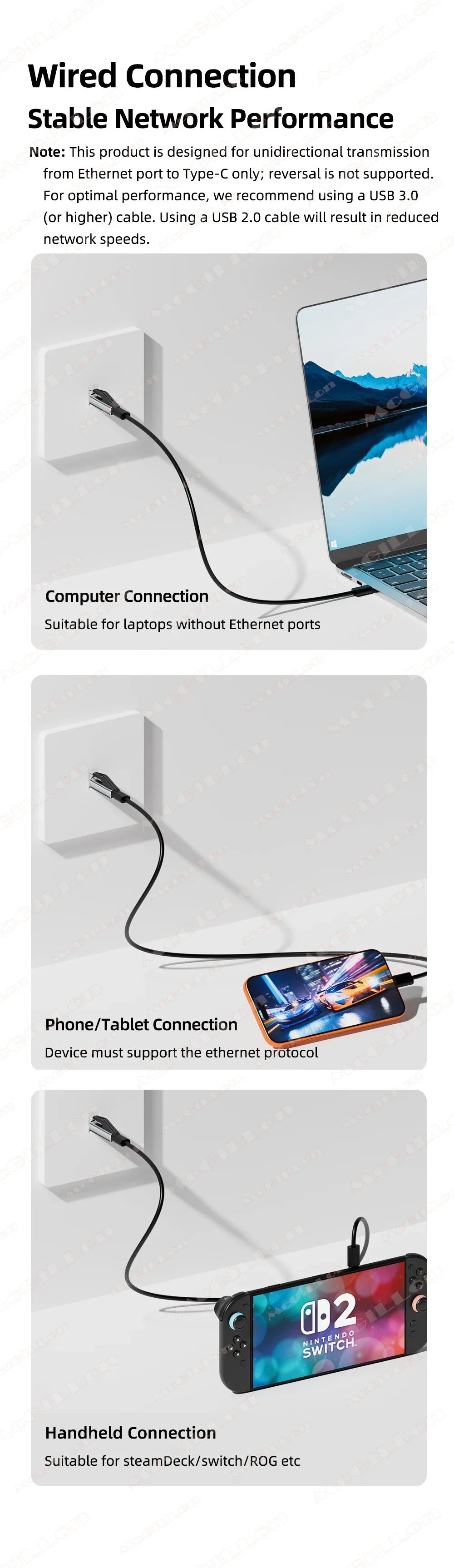 CowLost | product_id-usb-c-to-gigabit-ethernet-adapter-1000mbps-rj45-with-dc-power-connector-for-macbook-pc-laptop-projector |10