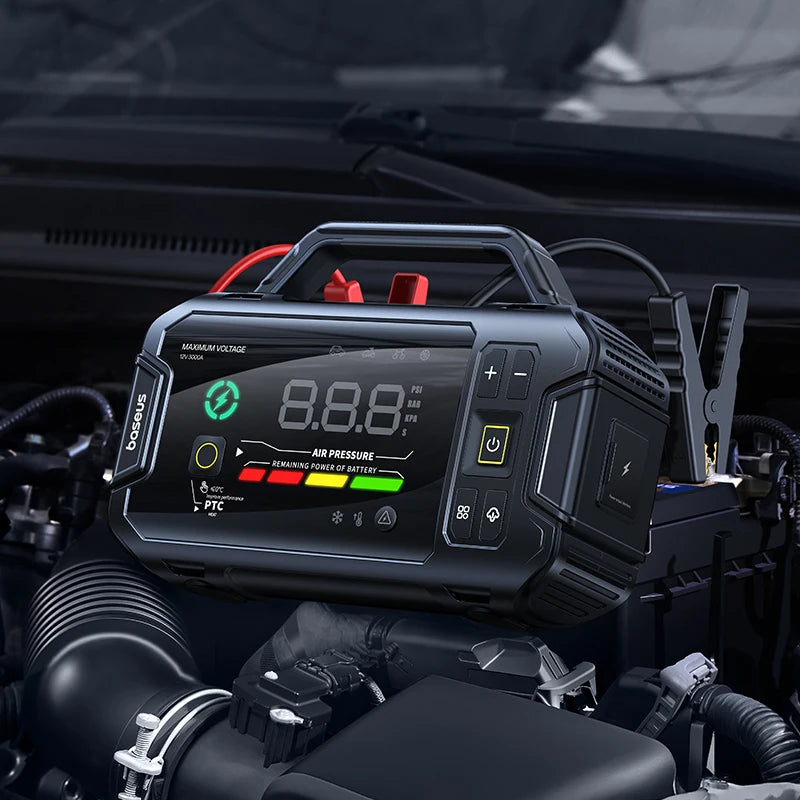 CowLost | baseus-vj1-3000a-car-jump-starter-4-in-1-air-compressor-21600mah-power-bank |4