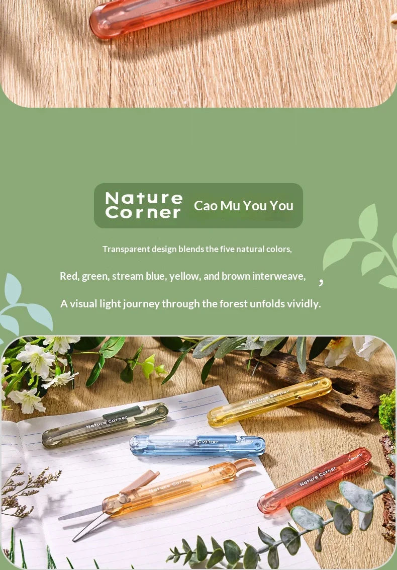 CowLost | product_id-kokuyo-nature-corner-2-in-1-transparent-scissors-and-pen-shaped-craft-knife-for-scrapbooking |7