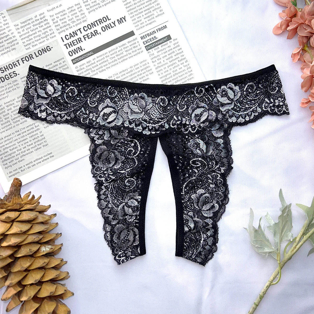 CowLost | transparent-lace-romantic-floral-thong-soft-seductive-open-crotch-womens-underwear |10