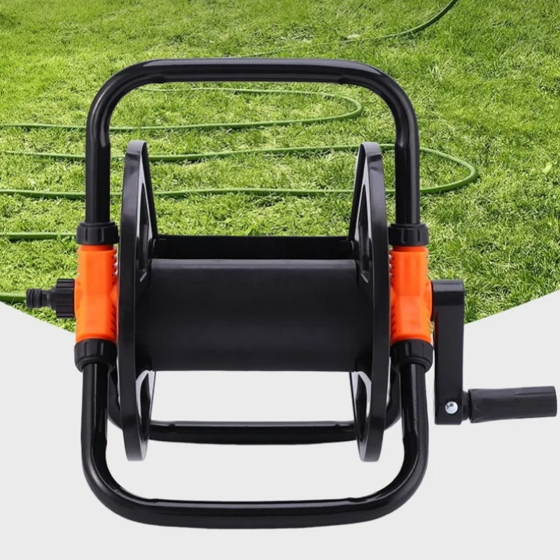 CowLost | diy-hose-reel-portable-water-pipe-storage-rack-single-arm-pipe-coiler-garden-supplies |2