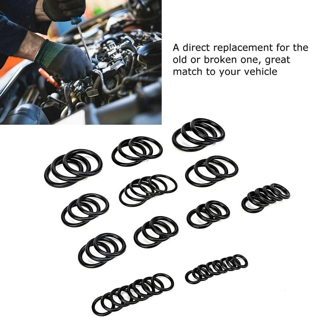 CowLost | o-ring-assortment-kit-set-nitrile-rubber-high-pressure-o-rings-nbr-sealing-kit-for-plumbing-automotive-and-faucet-repair-o-rings |27