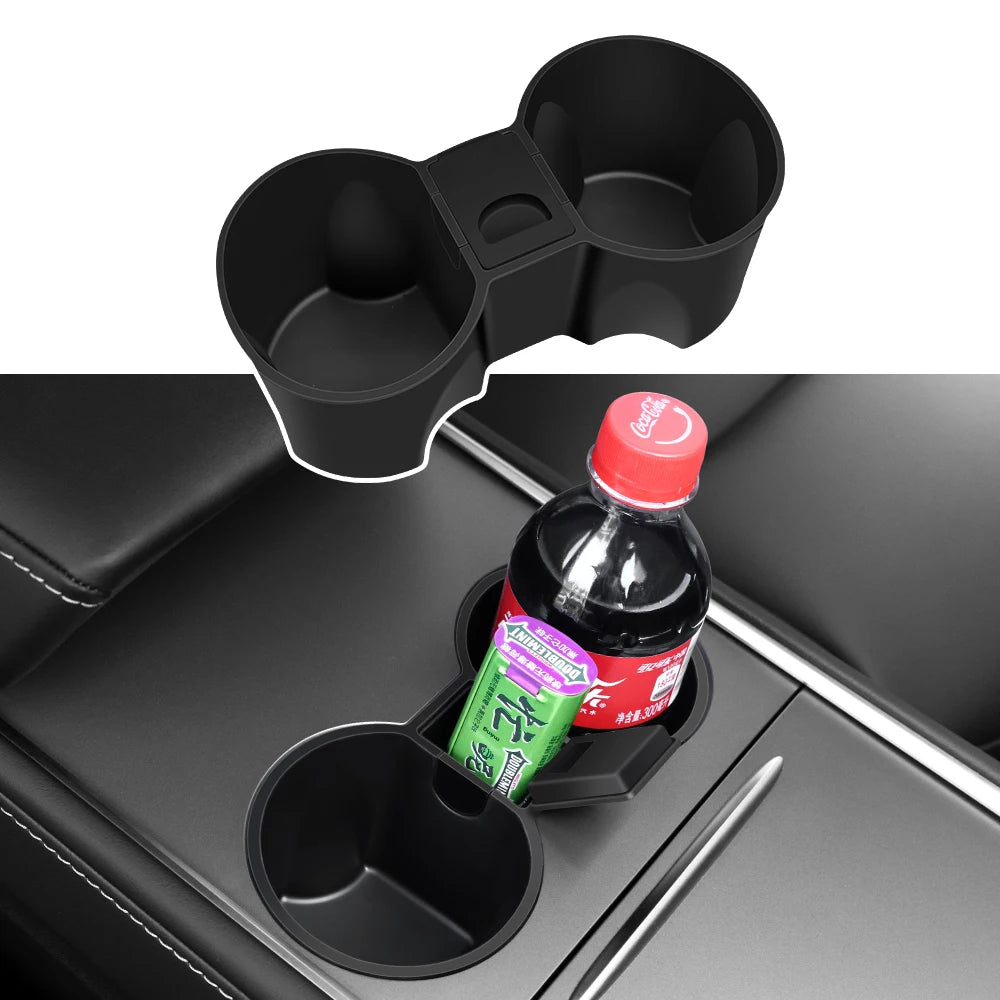 CowLost | for-tesla-model-3-y-highland-junipe-water-cup-holder-storage-box |1