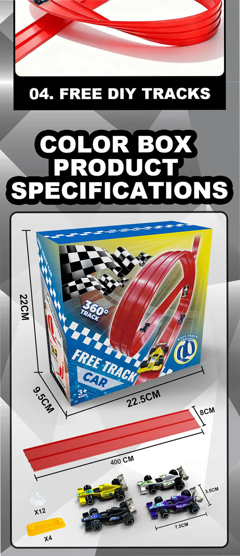 CowLost | product_id-portable-flexible-roll-up-double-track-racing-car-ramp-toy-for-kids-compatible-with-4-cars |11