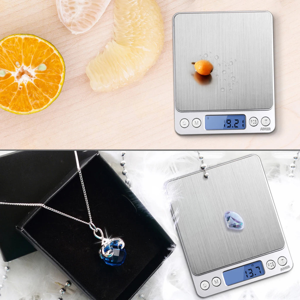 Digital Kitchen Scale 500g x 0.01g Mini Pocket Jewelry Food Electronic Balance