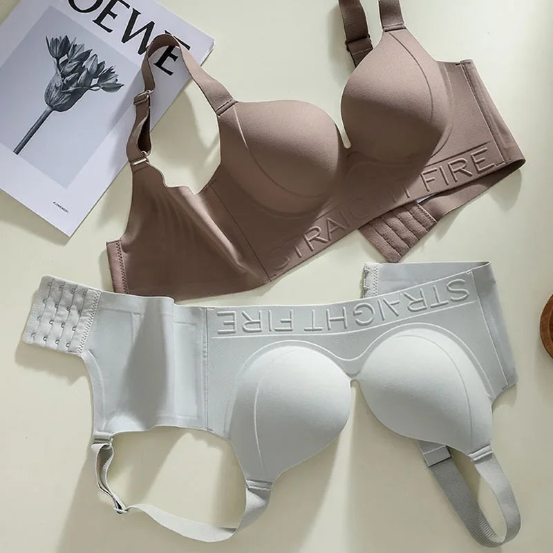 CowLost | product_id-scarless-wireless-push-up-bra-for-large-breasts-with-adjustable-straps-thin-and-seamless |1