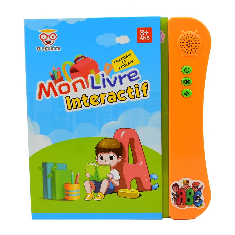 French English Bilingual Interactive Audio Book for Kids Early Learning Educational Toy