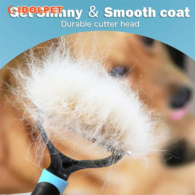 CowLost | tools-professional-2-sided-pet-deshedding-brush-and-dematting-comb |4