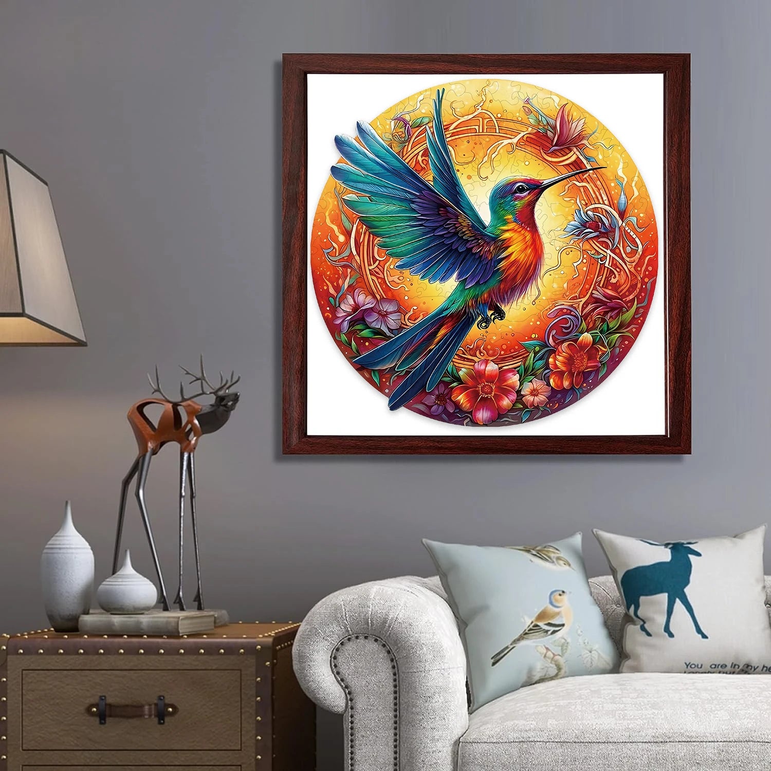 CowLost | product_id-wooden-mandala-hummingbird-jigsaw-puzzle-for-adults-with-unique-bird-shaped-pieces-great-gift |4