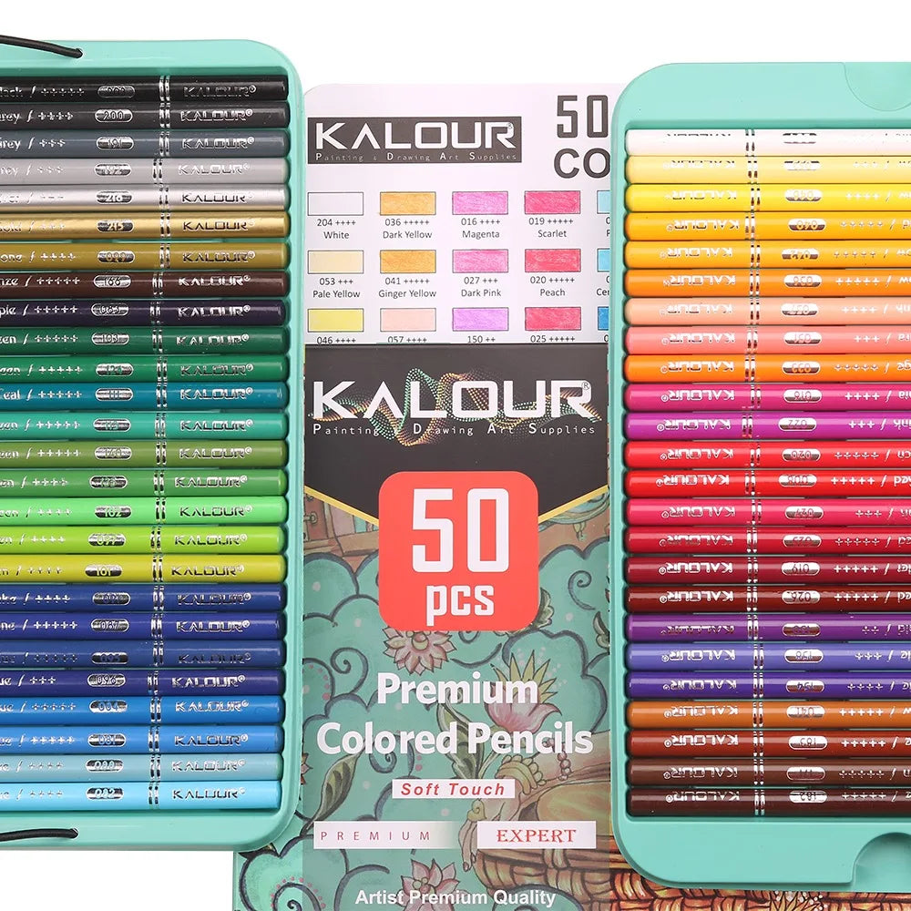 CowLost | art-pencils-product_id-kalour-oil-colored-pencils-set-50-300-pcs-professional-drawing-art-supplies |92