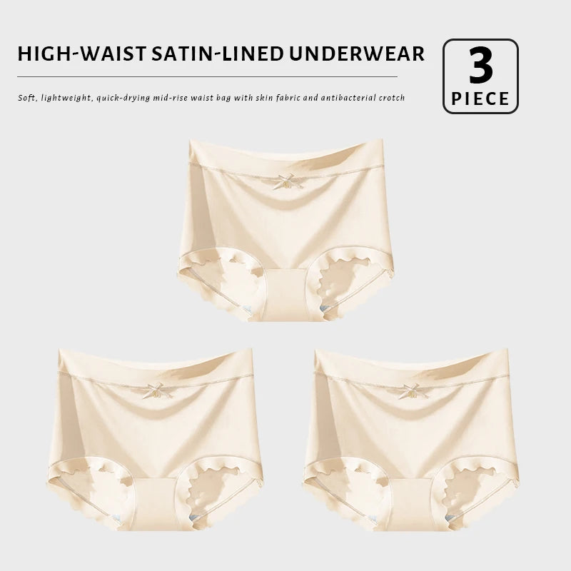 CowLost | product_id-fallsweet-women-s-seamless-high-rise-plus-size-ice-silk-boyshort-panties-3-pack |13