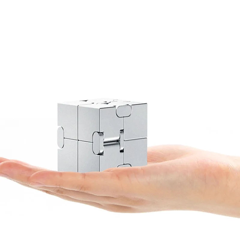 CowLost | metal-magic-cube-stress-relief-toy-cube-portable-educational-toys-decompresses-relax-toys-for-children-adults-birthday-gift |1