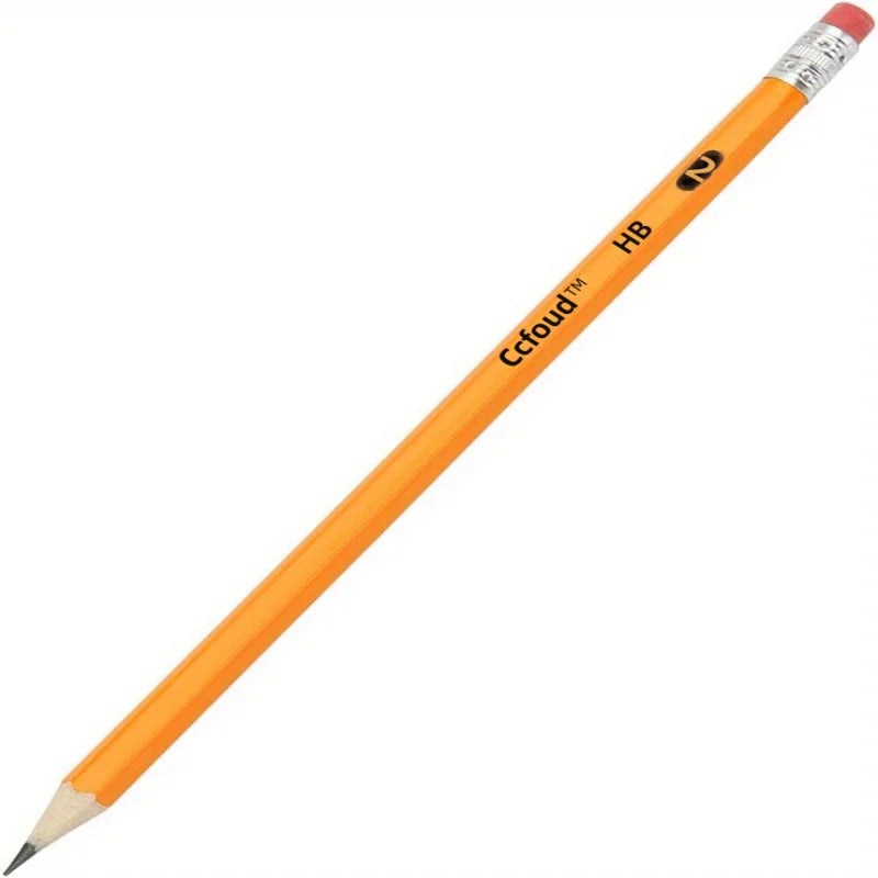 CowLost | standard-erasers-product_id-50-100-150pcs-hb-wood-cased-pencils-with-eraser-top-for-drawing-and-school-supplies |8