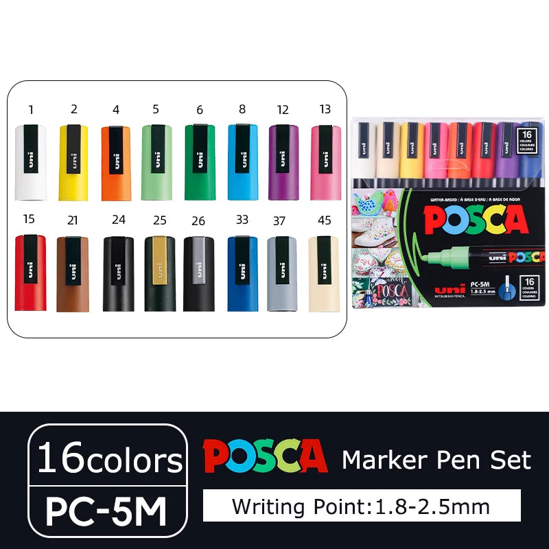 CowLost | product_id-uni-posca-marker-set-pc-1m-3m-5m-8k-17k-non-toxic-permanent-manga-paints-36-colors |71