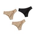 CowLost | product_id-3pcs-women-s-seamless-low-rise-ultra-thin-ice-silk-briefs-solid-color |17