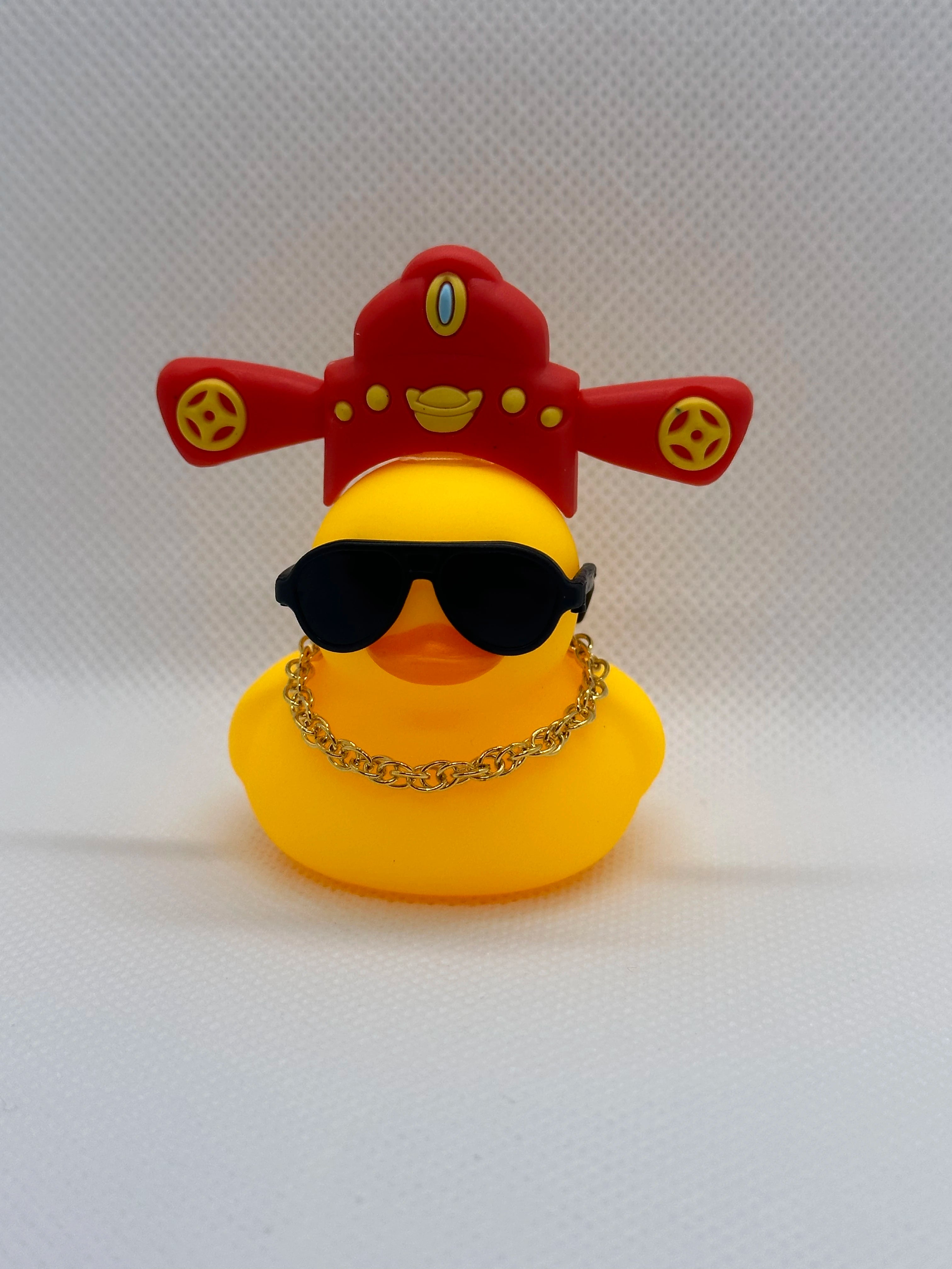 CowLost | product_id-yellow-rubber-duck-car-dashboard-ornament-with-mini-swim-ring-and-sun-hat-necklace |15