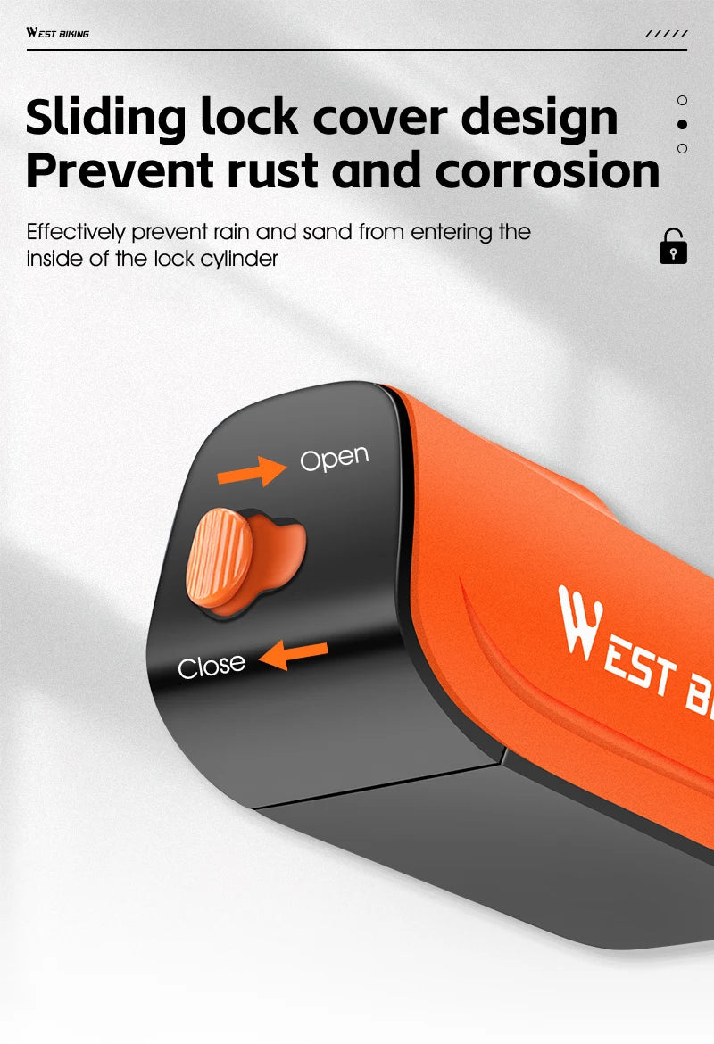 CowLost | sporting-goods-west-biking-wear-resistant-anti-slip-bicycle-chain-lock |13