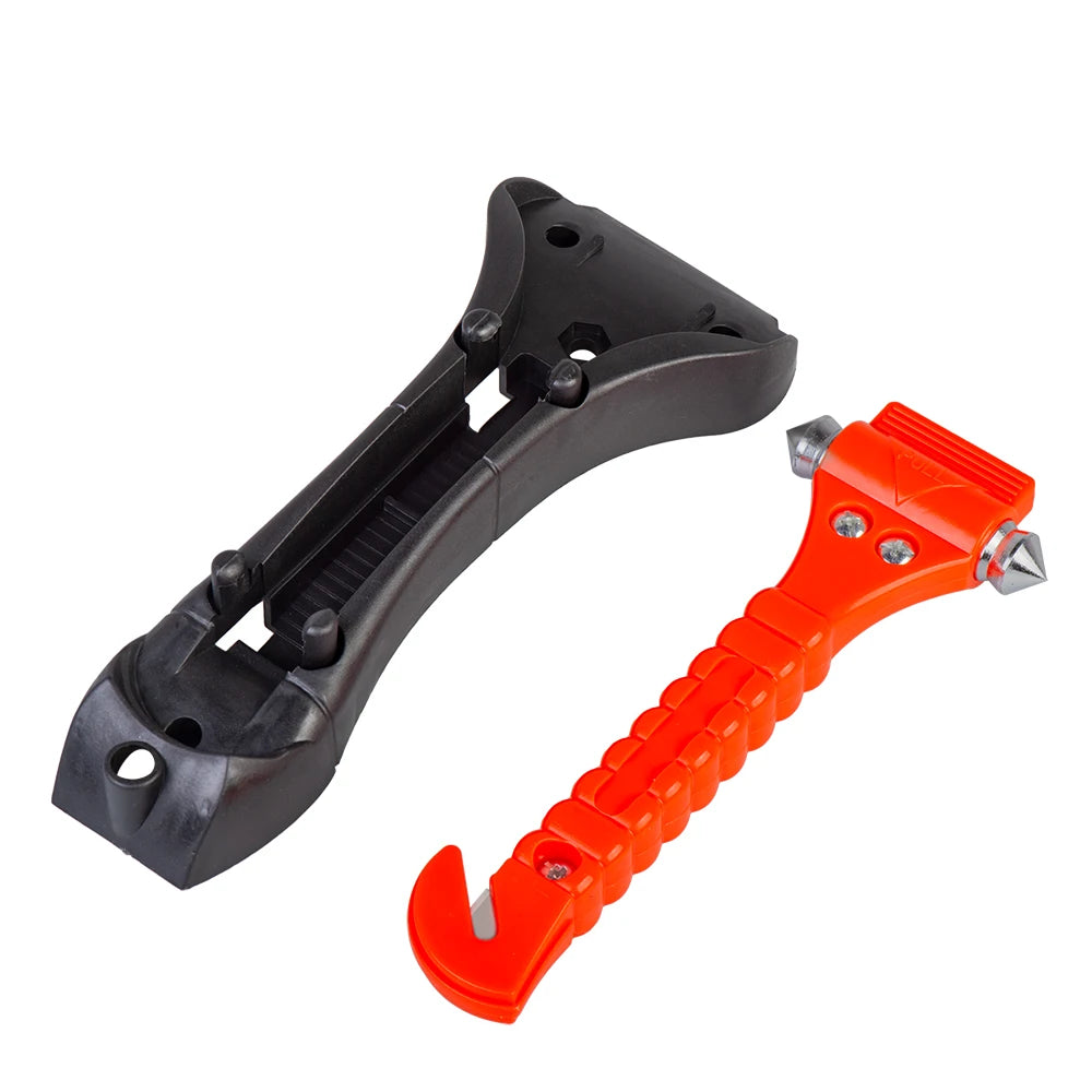 CowLost | 1-2pcs-survival-safety-hammer-camping-driving-car-seat-belt-cutter-2-in-1 |3