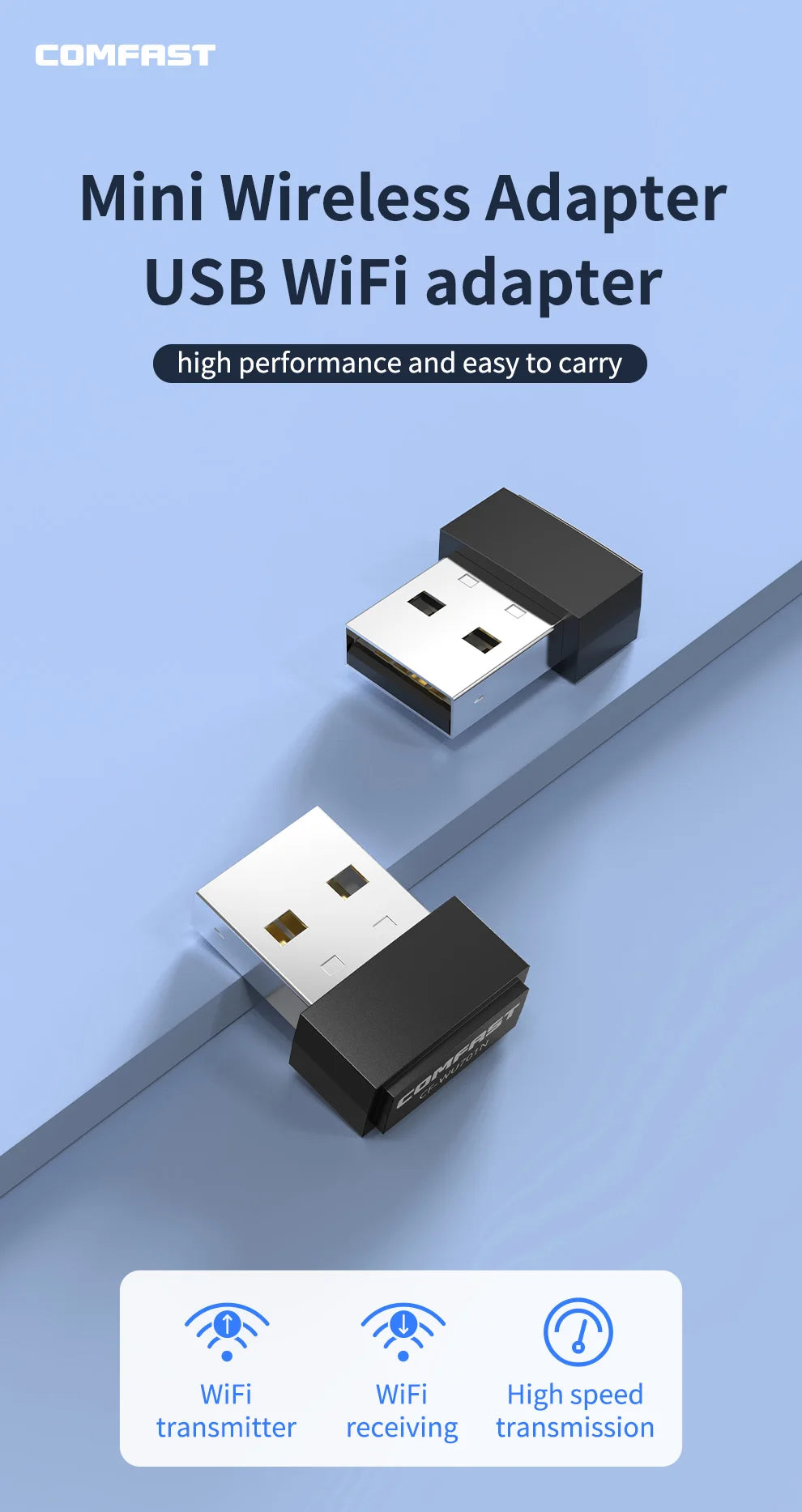 CowLost | comfast-mini-usb-wifi6-dongle-network-card-2-4ghz-wi-fi-lan-adapter |12