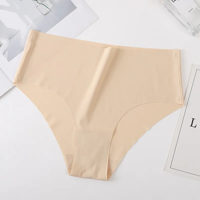 CowLost | product_id-2pcs-womens-high-waist-seamless-ice-silk-briefs-xs-xl |10