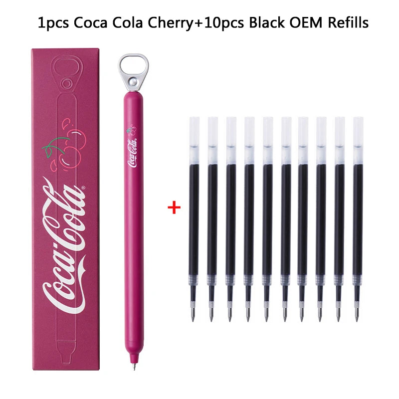 CowLost | product_id-kaco-coca-cola-limited-edition-0-5mm-black-gel-pen-cherry-pull-tab-for-homework-exams |22