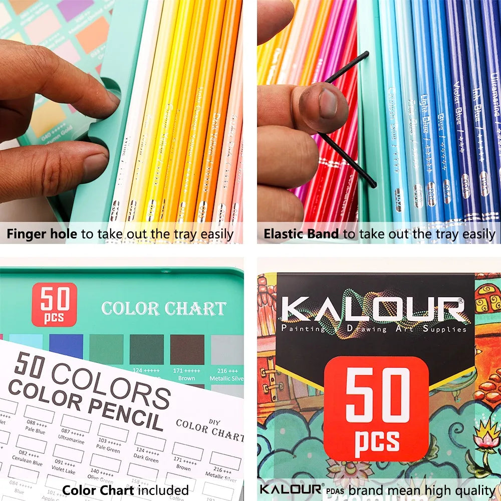 CowLost | art-pencils-product_id-kalour-oil-colored-pencils-set-50-300-pcs-professional-drawing-art-supplies |96