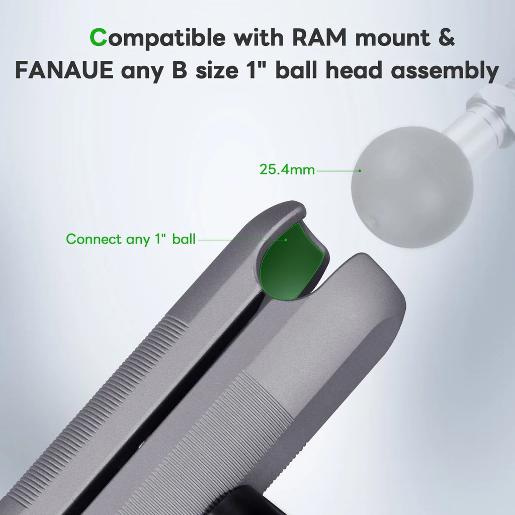 CowLost | product_id-fanaue-aluminum-anti-theft-double-socket-arm-with-25mm-ball-1-adapter-for-ram-mounts-bike-phone-holder |11