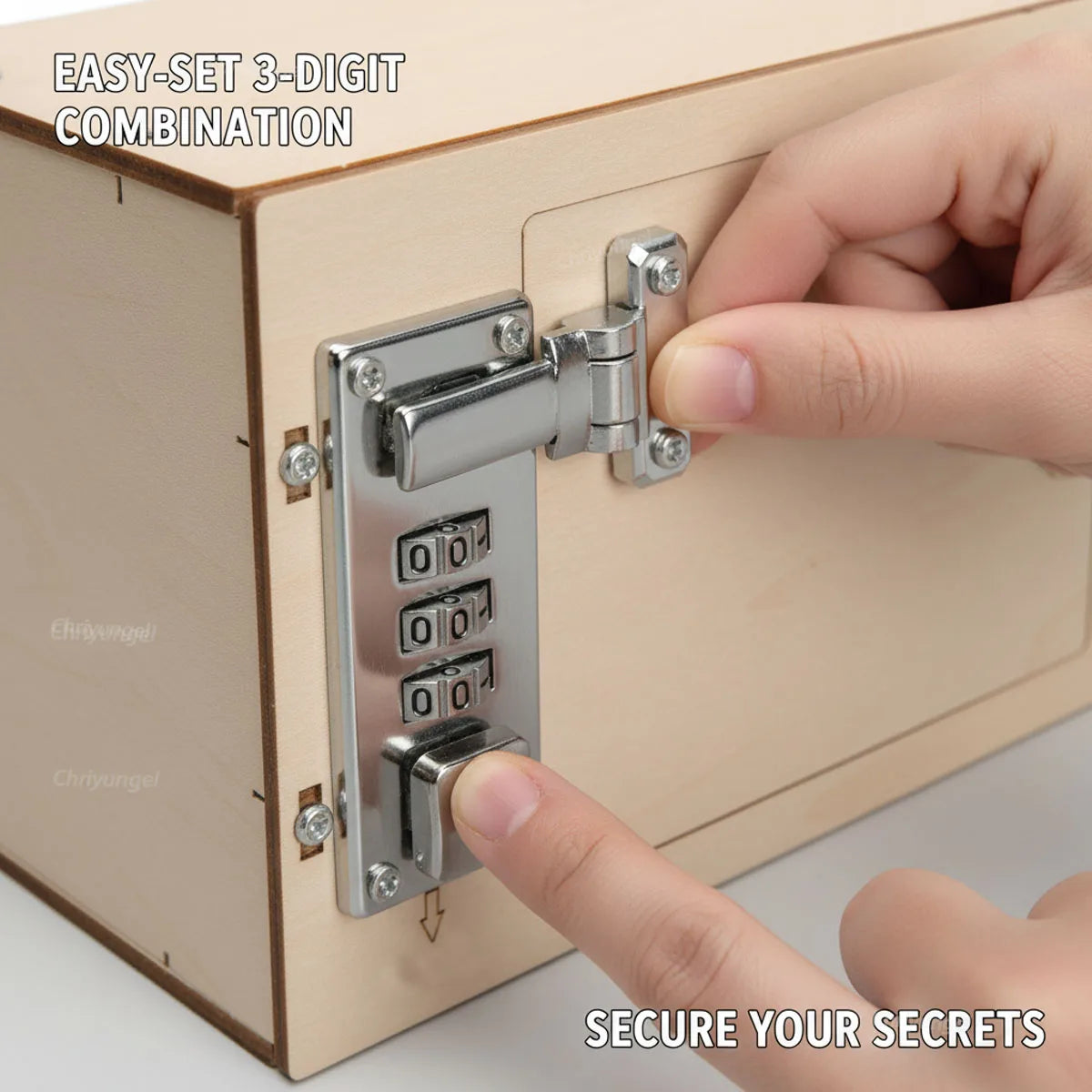 CowLost | diy-wooden-password-box-for-kids-assembling-code-box-science-school-projects-experiment-kits-science-toys-stem-educational-toys |2
