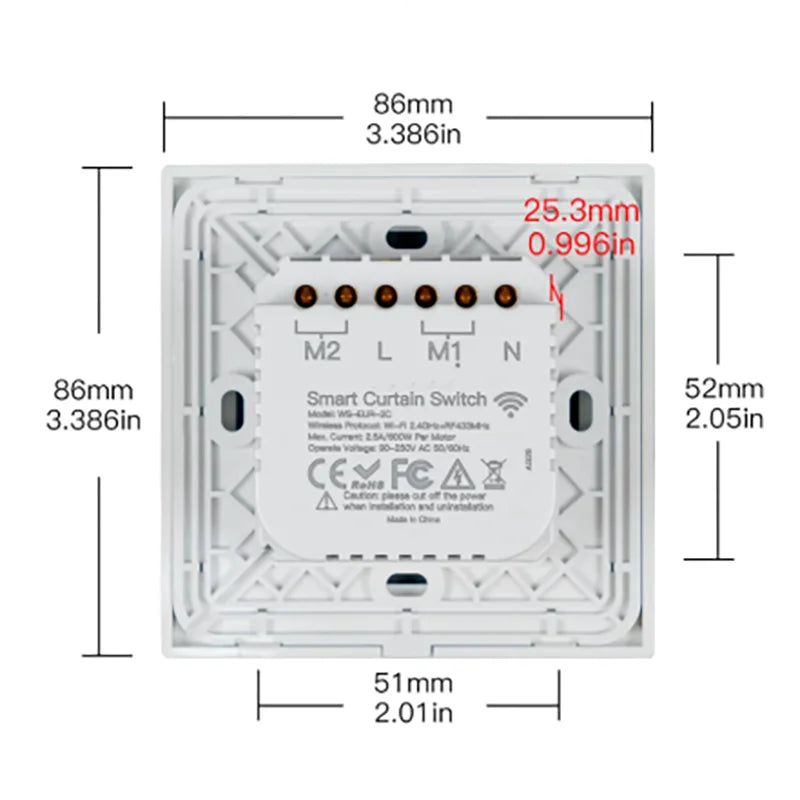 CowLost | remote-shutters-product_id-tuya-smart-life-remote-curtain-switch-for-roller-shutter-blinds-ac-motor-control-panel |8