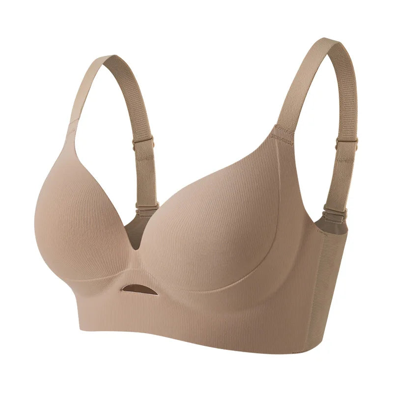 CowLost | product_id-fallsweet-plus-size-wireless-seamless-push-up-bra-with-thin-hollow-out-cups |17