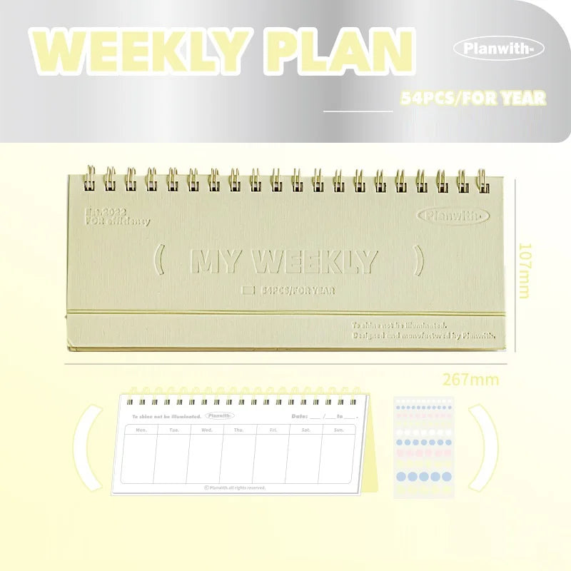 CowLost | product_id-planwith-weekly-flip-up-small-notebook-portable-horizontal-coil-notepad |23