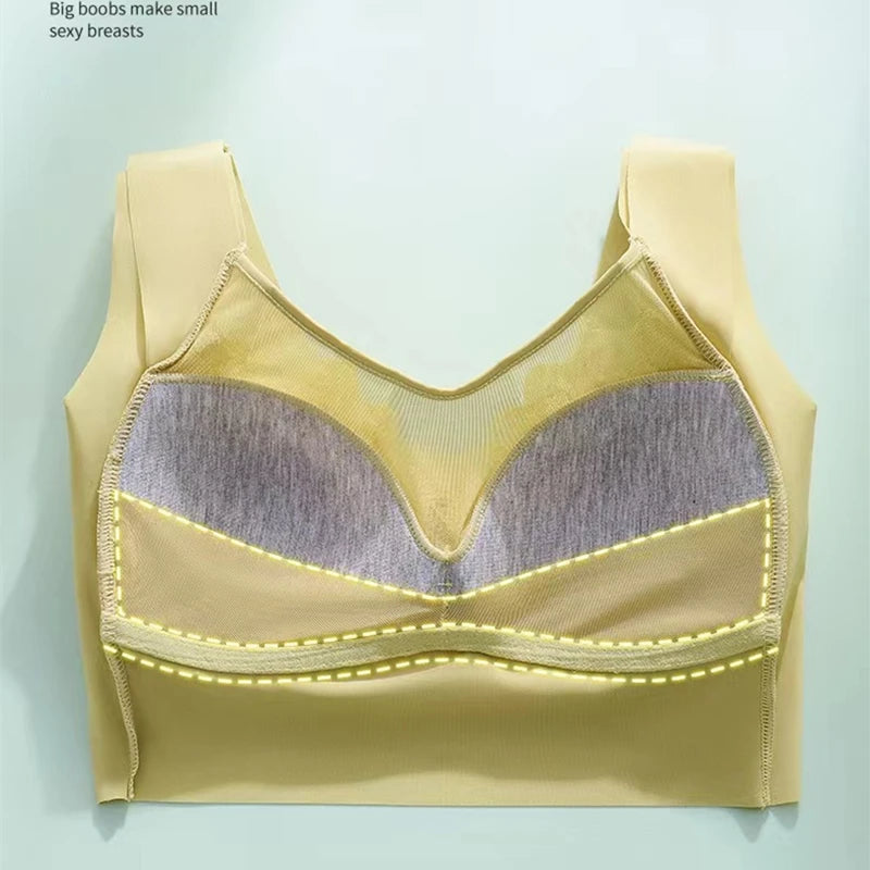 CowLost | product_id-sexy-lace-seamless-wire-free-push-up-bra-large-size-fixed-cup |2