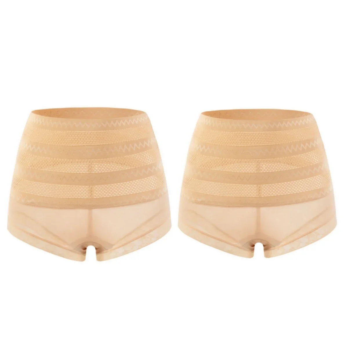 CowLost | product_id-2pcs-women-high-waist-firm-control-tummy-hip-lifting-shapewear-panties |9