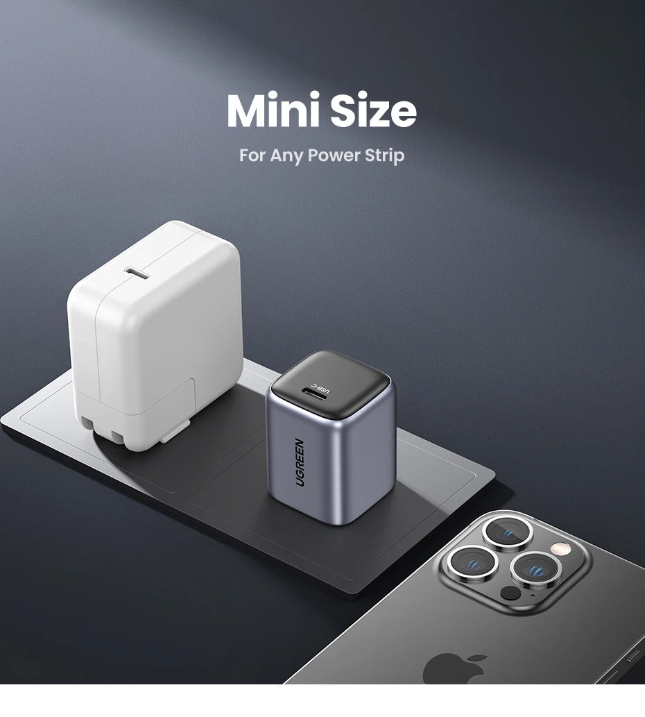 CowLost | ugreen-20w-gan-charger-pd-fast-charger-usb-c-pd3-0-qc3-0-quick-charging |14