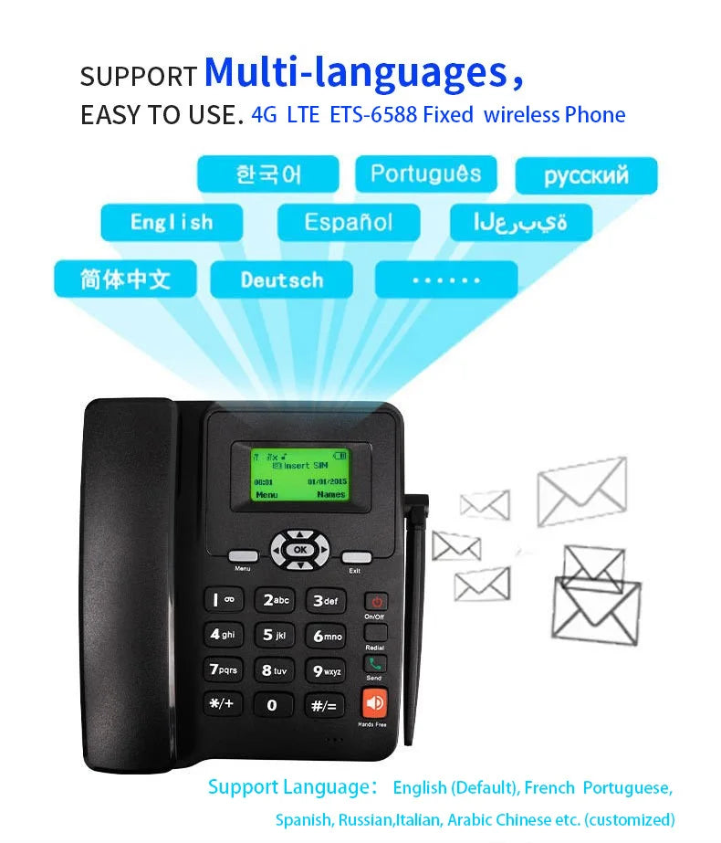 CowLost | cordless-phone-batteries-product_id-4g-2-sim-lithium-battery-cordless-fixed-wireless-phone-volte-hd-call-sms-dtmf |6