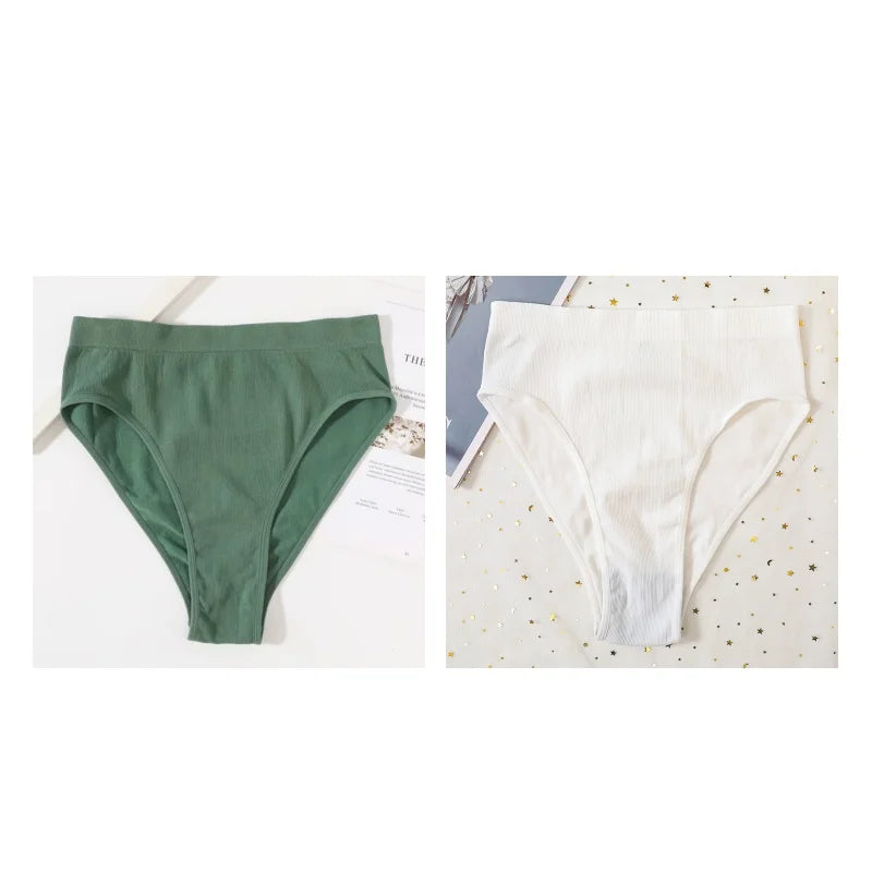 CowLost | product_id-2-pack-seamless-high-waist-womens-briefs-high-leg-solid-panties-s-l |35