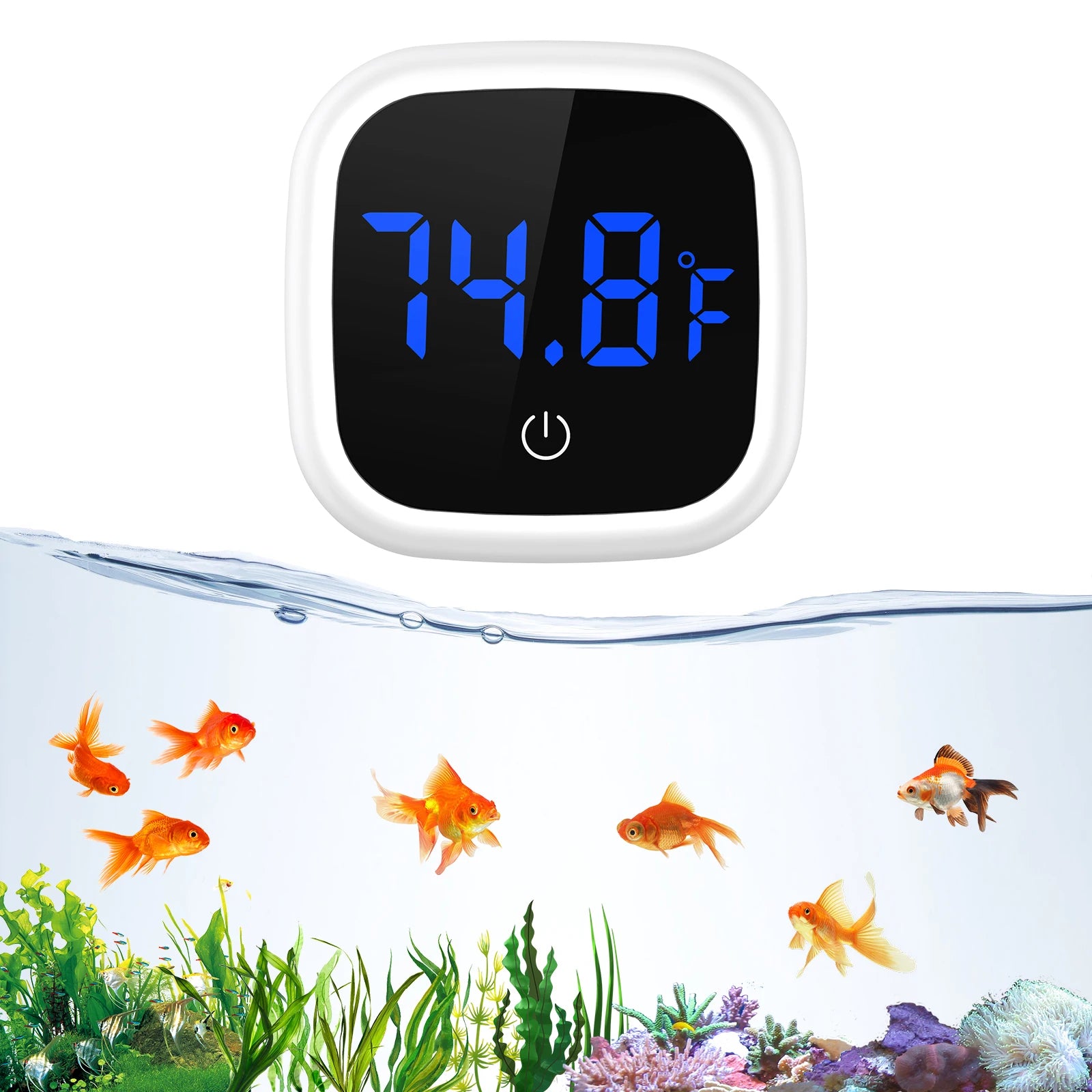 ORIA LCD Digital Aquarium Thermometer for Fish Tank and Reptile Box