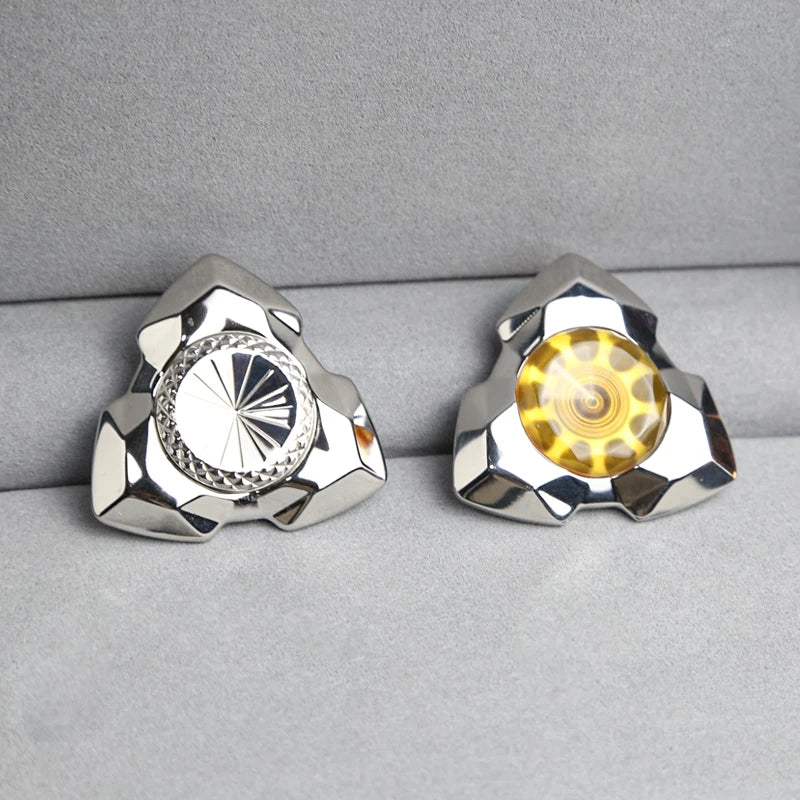 CowLost | metal-triangular-finger-spinner-matching-locks-anti-stress-toy-office-stress-relief-toys-office-desk-toys-for-adult-gift |1