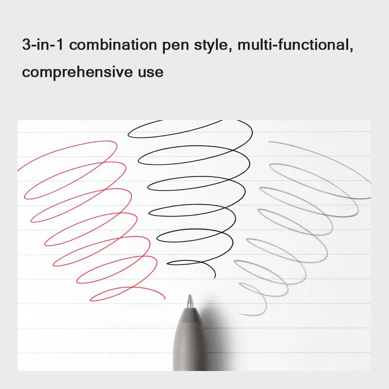 CowLost | product_id-kaco-easy-3-in-1-pen-black-red-gel-pen-0-5mm-mechanical-pencil-for-daily-writing |2