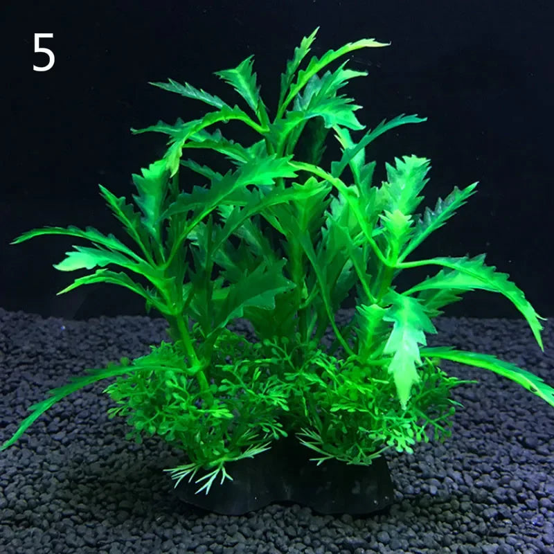 12 Kinds Artificial Aquarium Decor Plants