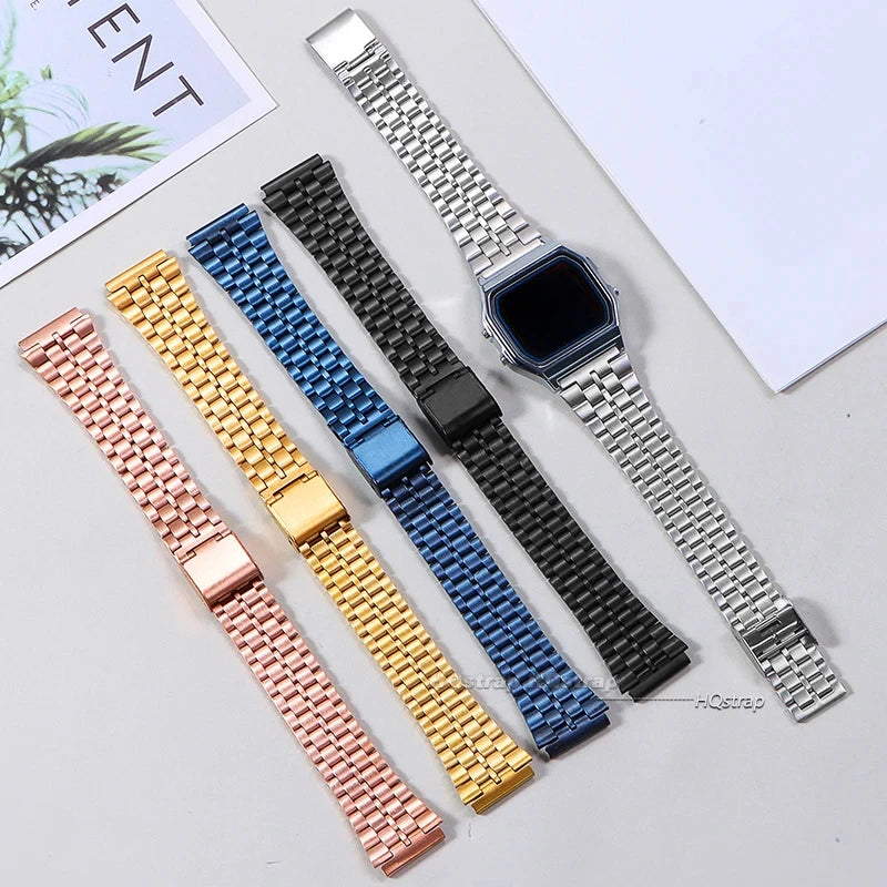 CowLost | product_id-18mm-stainless-steel-vintage-bracelet-watchband-for-casio-f84-f105-f108-a158-a168-ae1200-ae1300-sgw400-f91w |5