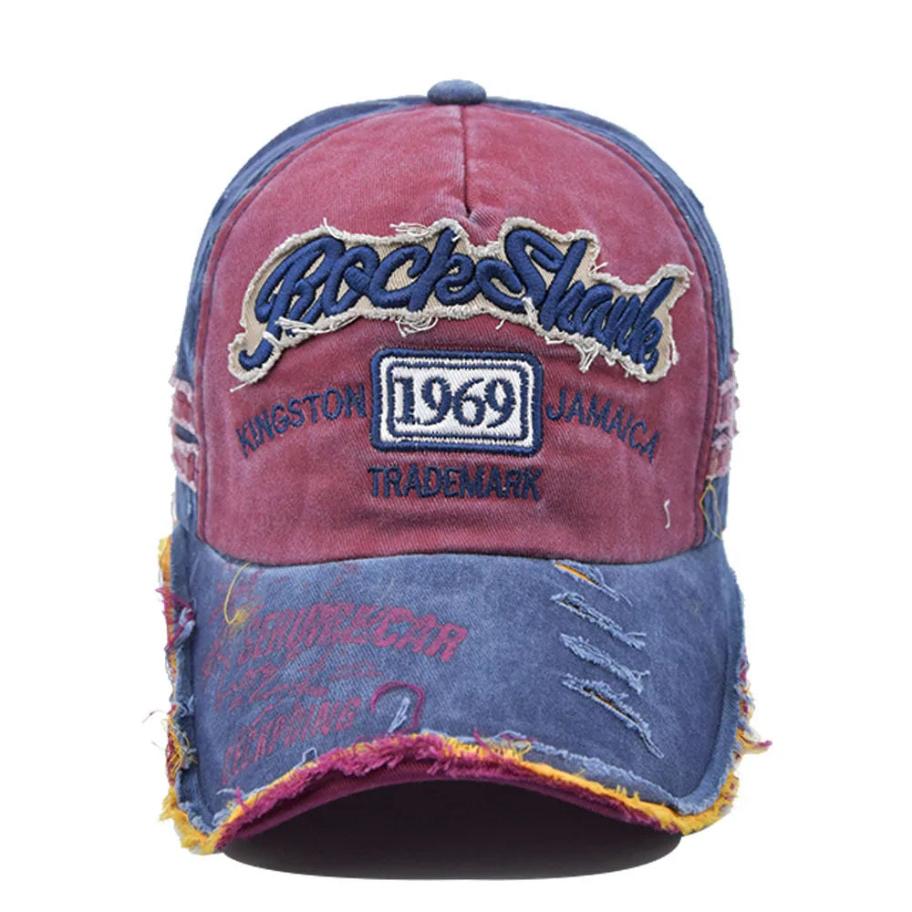 CowLost | washed-cotton-1969-embroidery-baseball-cap |12