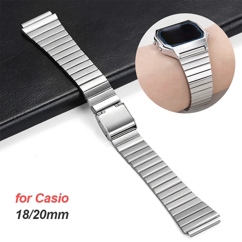 CowLost | product_id-vintage-stainless-steel-18mm-20mm-watchband-metal-bracelet-for-casio-ae1200-f91w-sgw400 |1