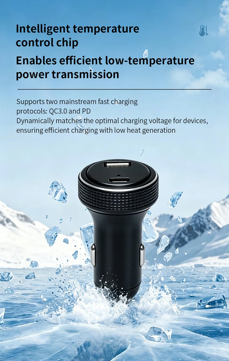 CowLost | product_id-car-charger-with-find-my-tracker-battery-voltage-display-ambient-light-pd-fast-charge-usb-c-for-ios-android |17