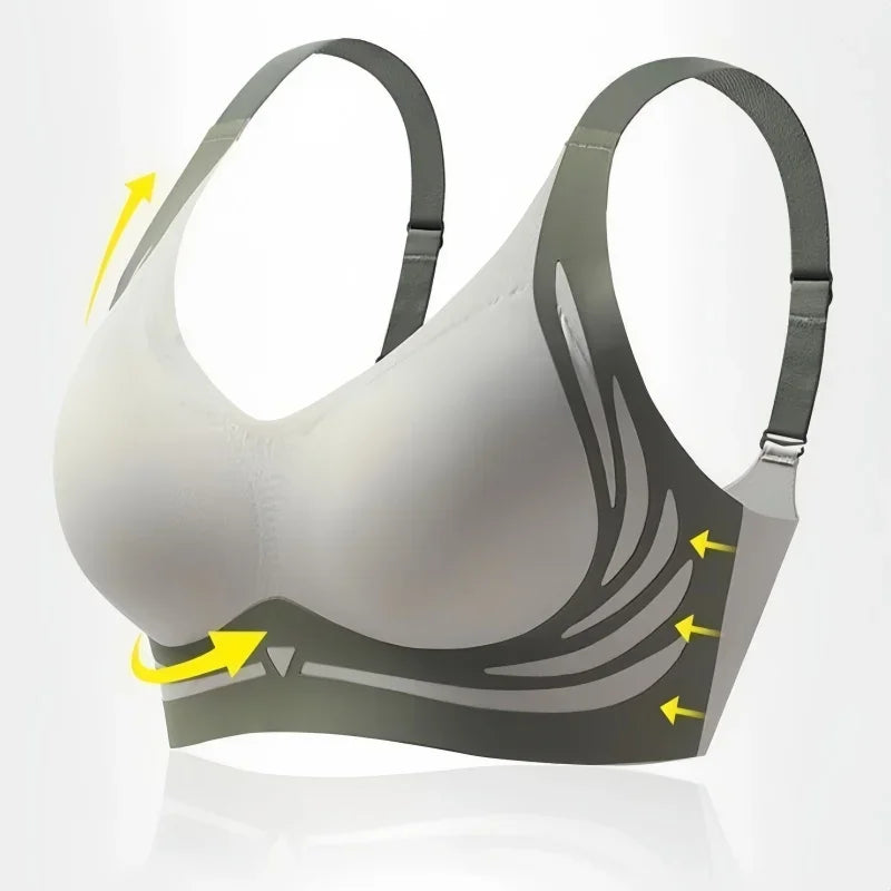 CowLost | push-up-seamless-bras-for-women-anti-sagging-non-wired-bra-anti-spill-side-support-sexy-lingerie-adjust-straps-underwear-m-4xl |7