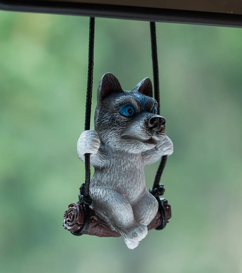 CowLost | product_id-resin-husky-dog-rearview-mirror-pendant-car-decoration-gift |10