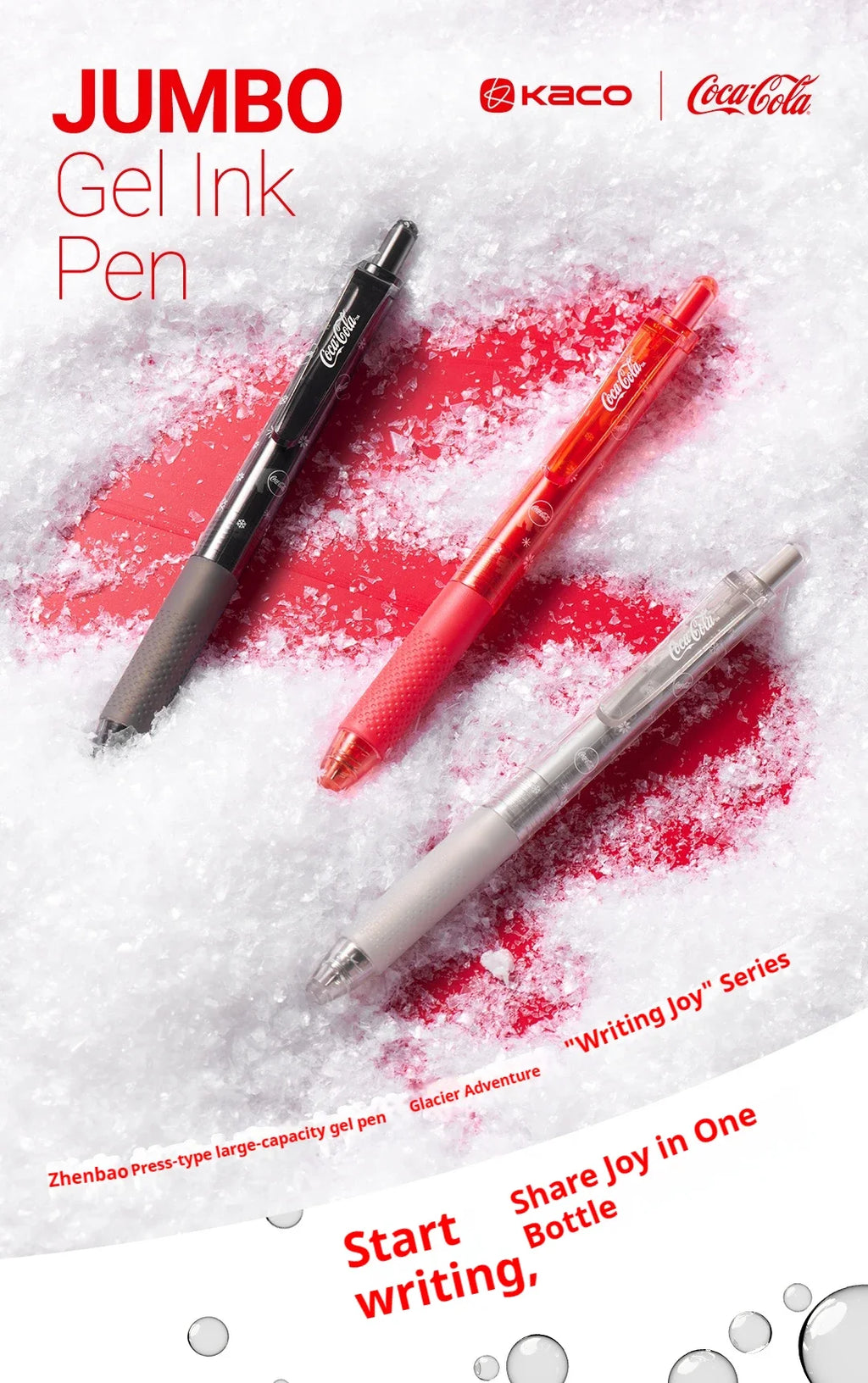 CowLost | product_id-kaco-x-coca-cola-3-pack-gel-pens-0-5mm-black-red-needle-point-1800m-long-writing-for-school-office |7