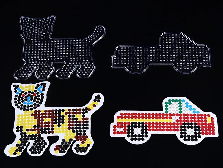 5mm Beads Pegboard Template for Iron Beads DIY Puzzle Toy 1pcs