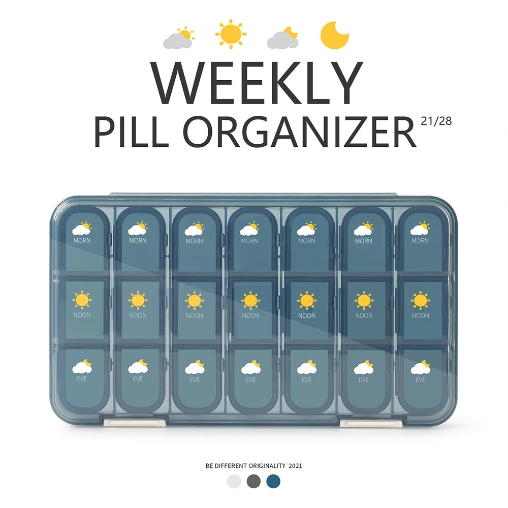 CowLost | 21-28grid-pill-box-large-capacity |3